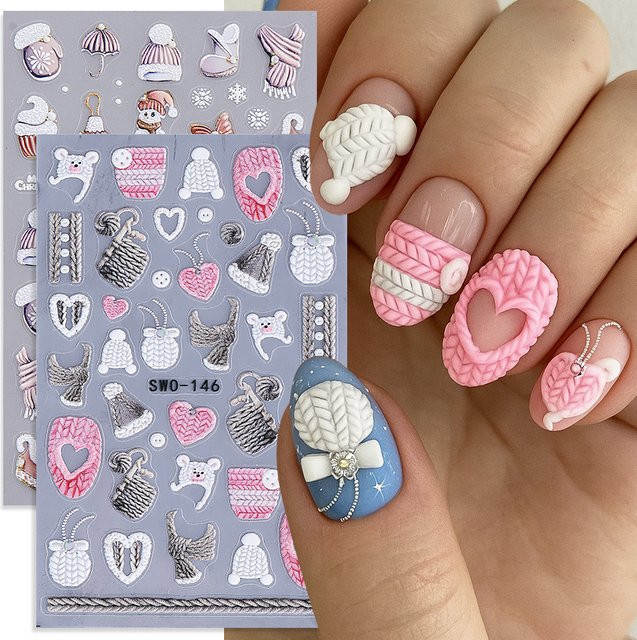SWEET TREND Nagelaufkleber, Glänzend, 2 Stück - Bild 1