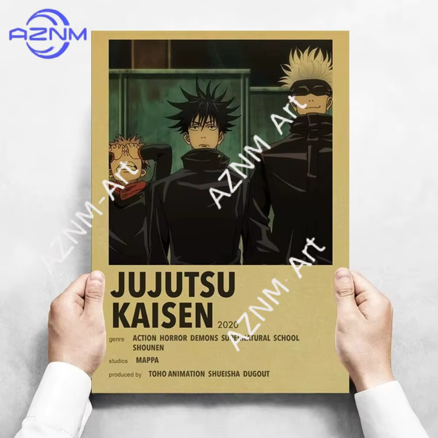 KAYOU Vintage Anime Poster Wanddekoration mit abstrakten Illustrationen in Mehrfarbig - Bild 2