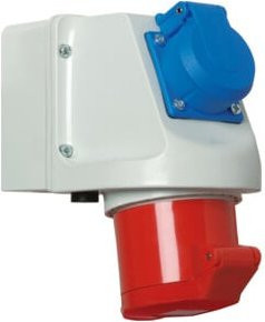 Walther Werke Mini-Kombi Wanddose 32A 5P400V6h mit Schutzart IP44 in Multicolour - Bild 1