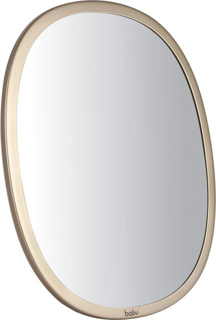 Baliv Dark Wonder Wandspiegel aus Metall und Glas in Gold, oval - Bild 1