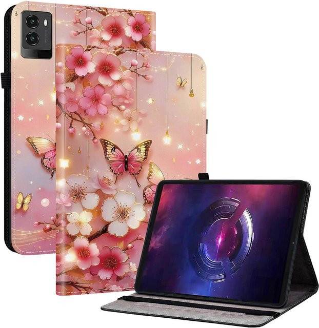Luxus Lederhülle für Lenovo Tablets P12 Pro, P11 Pro Gen 2, P11 und Legion Y700 in Pink - Bild 1