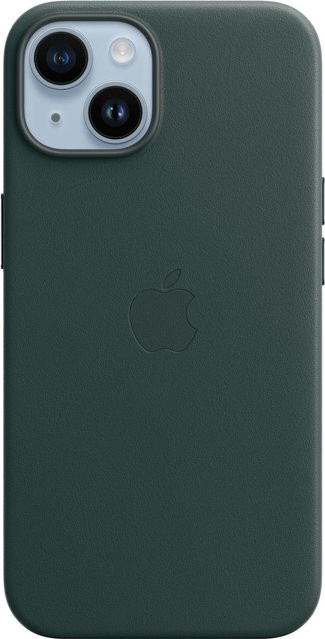 Apple iPhone 14 Leder Case mit MagSafe in Waldgrün - Bild 1