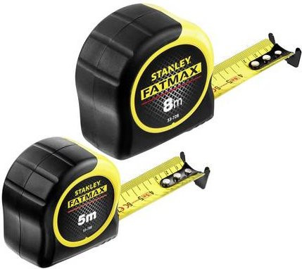 Stanley Fatmax Maßband Doppelpack Gelb, 5 m und 8 m - Bild 1