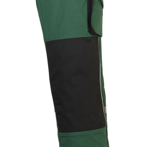 safety and more Latzhose EXTREME in grün/schwarz, Größe XXXL, aus Polyester/Baumwolle - Bild 2