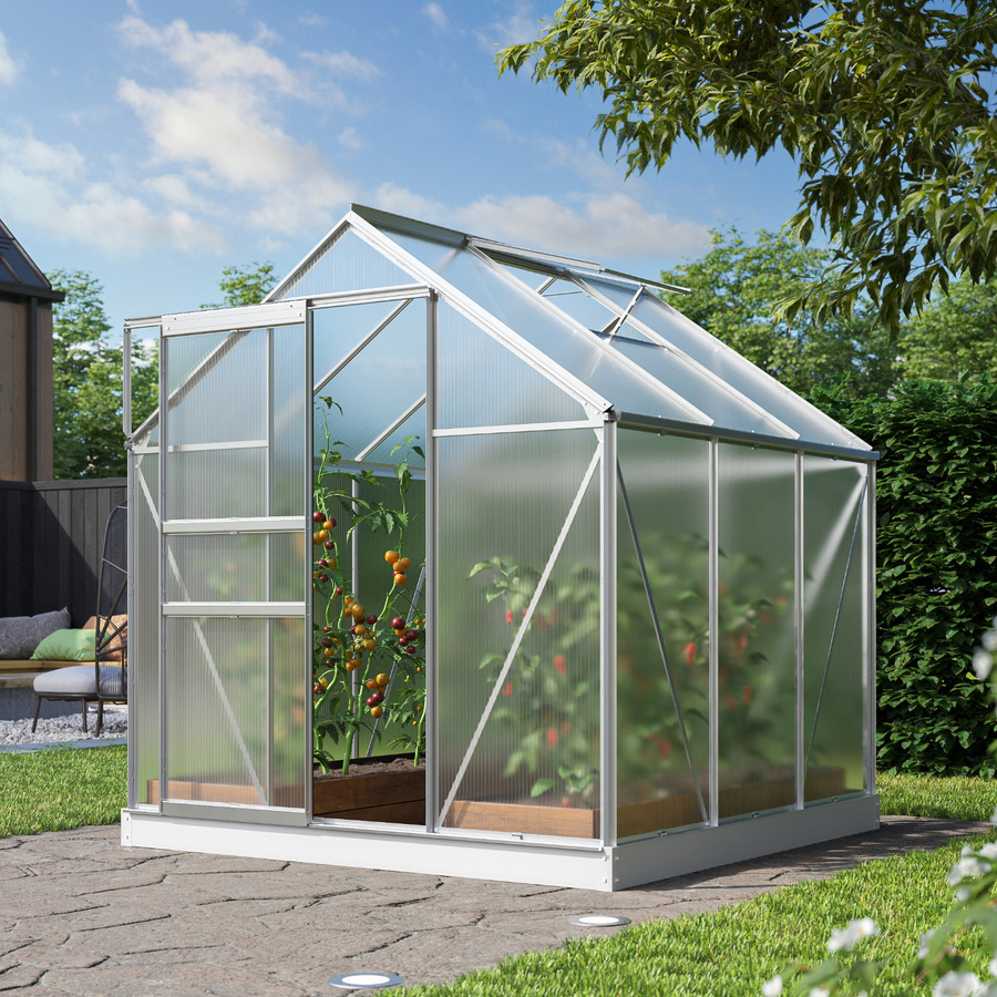 Vitavia Gewächshaus Comet 3800 aus Aluminium mit 4 mm HKP Doppelstegplatten, 3,8 m² - Bild 2