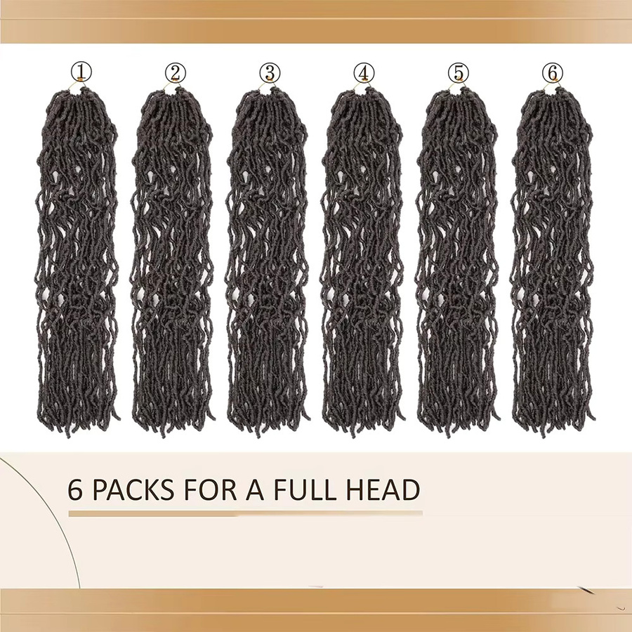 Faux Locs Häkelhaar Soft Locs für Damen - Bild 5