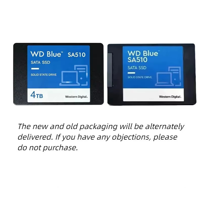 Western Digital WD Blue SA510 SSD interne Festplatte SATA 2,5 Zoll in Schwarz - Bild 6