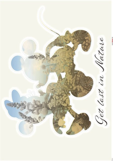 Komar Deko-Sticker Mickey Get Lost, Mehrfarbig, Breite: 50 cm, Höhe: 70 cm - Bild 1