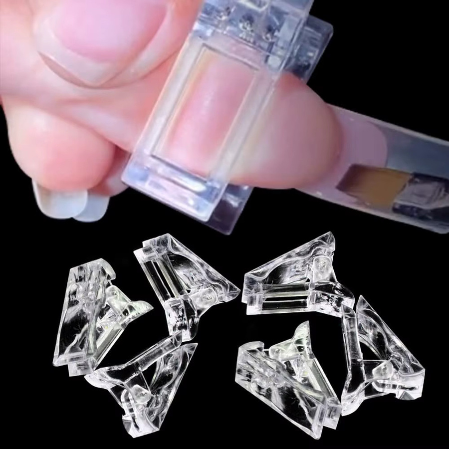 FLAZEA Nagelspitzen-Clips für Polygel-Nagelverlängerung, 10/20 Stück - Bild 2