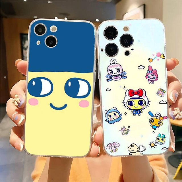 Transparente T-Tamagotchi-S Handyhülle für dein Apple iPhone (verschiedene Modelle) - Bild 1