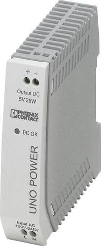 Phoenix Contact 2904374 Hutschienen-Netzteil DIN-Rail 5 V/DC 5A 25W Grau - Bild 1
