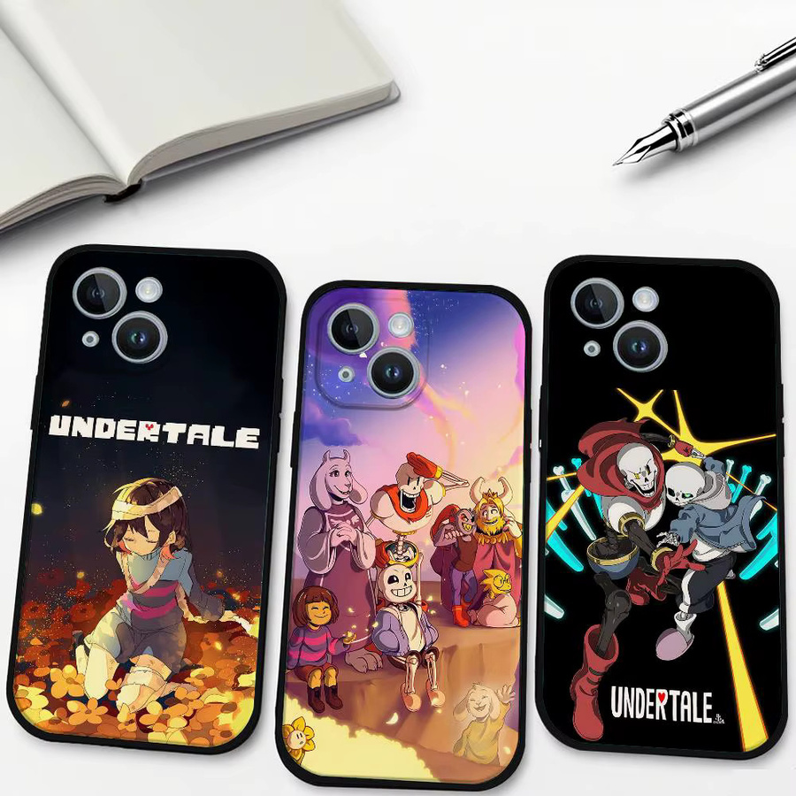 Mesuca Handyhülle im Undertale Design für iPhone 11 bis iPhone 17 Pro Max Plus, weiche TPU Hülle, Multicolour - Bild 2