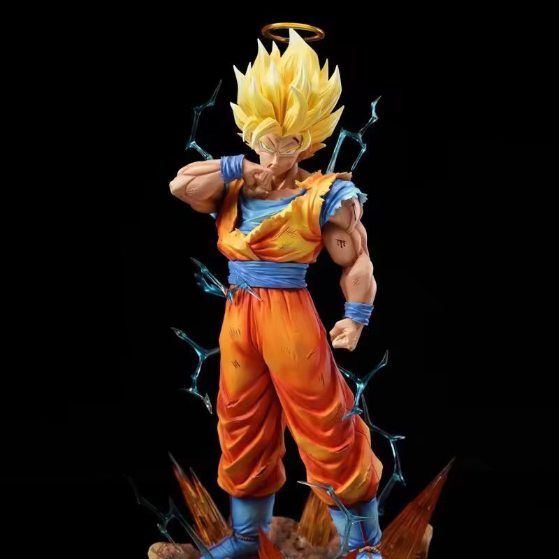 Bandai SSJ2 Goku Anime Actionfigur aus PVC in Multicolor, Höhe: 33 cm - Bild 4