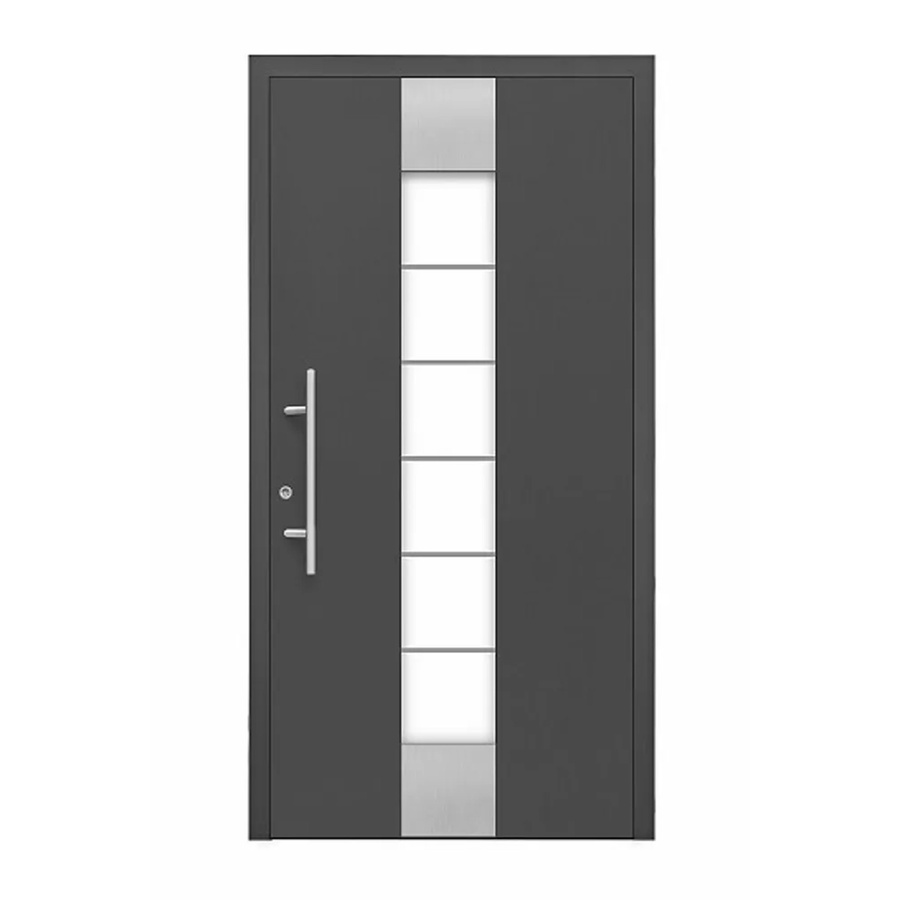 Splendoor Moderno M310/B Aluminium-Haustür mit Glaseinsatz, Anthrazit Metallic, Anschlag Links, B: 110 cm, H: 210 cm - Bild 2