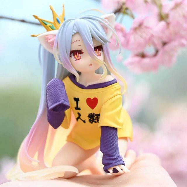 Bandai No Game No Life Shiro, Actionfigur, 10cm, Kunststoff - Bild 1