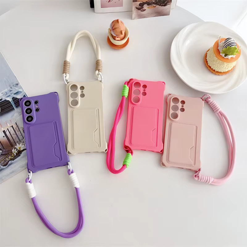 Samsung Seilband-Etui Hülle für S26 S25 S24 S23 S22 S21 FE Plus Ultra A54 A14 A34 A53 A15 A52 A35 A55 A16 A17 A35 A56 - Bild 2