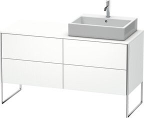 Duravit Waschtischunterschrank XSquare in Weiß Matt mit Türen und Schubladen, B/T/H: 140 x 77,8 x 53,8 cm - Bild 1