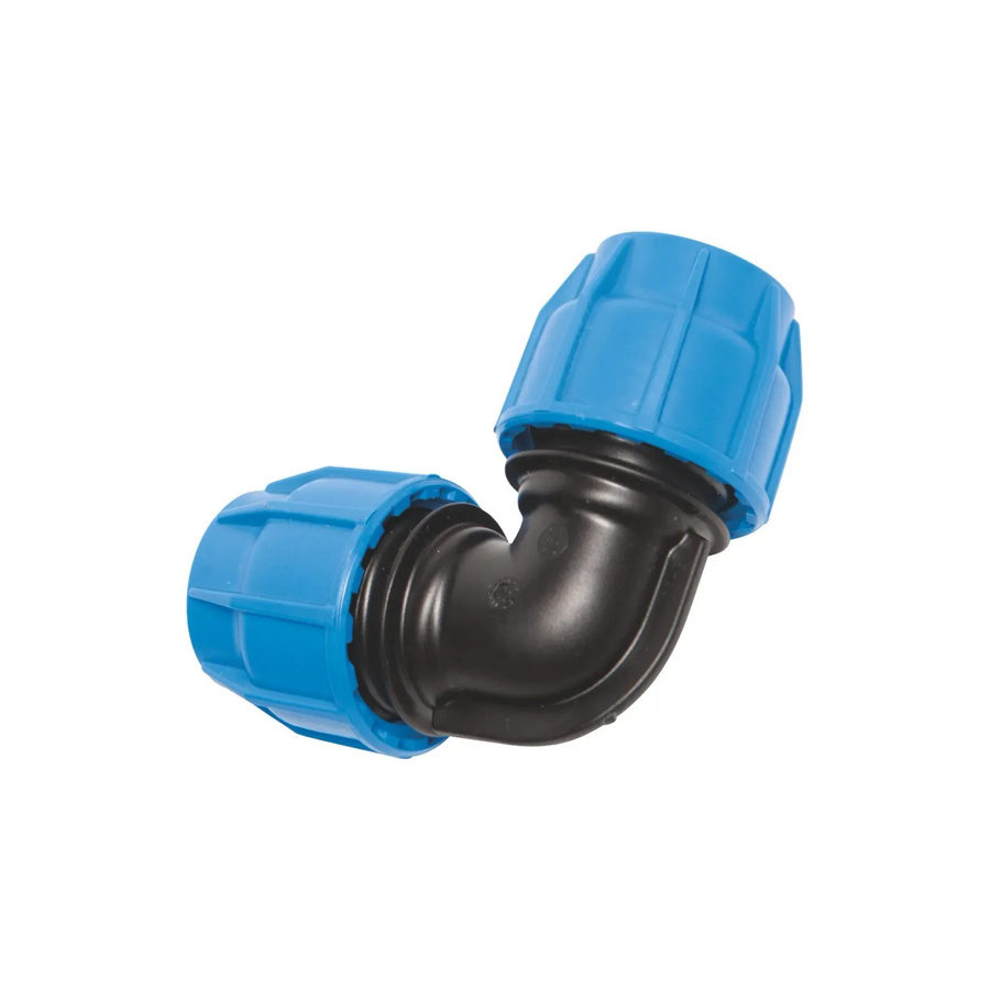 LUX-TOOLS 90°-Winkel für PE-Rohre Ø 32 mm aus Kunststoff in Multicolor - Bild 2