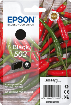 Epson 503 Tintenpatrone Schwarz 4,6 ml für WorkForce WF-2960 - Bild 1