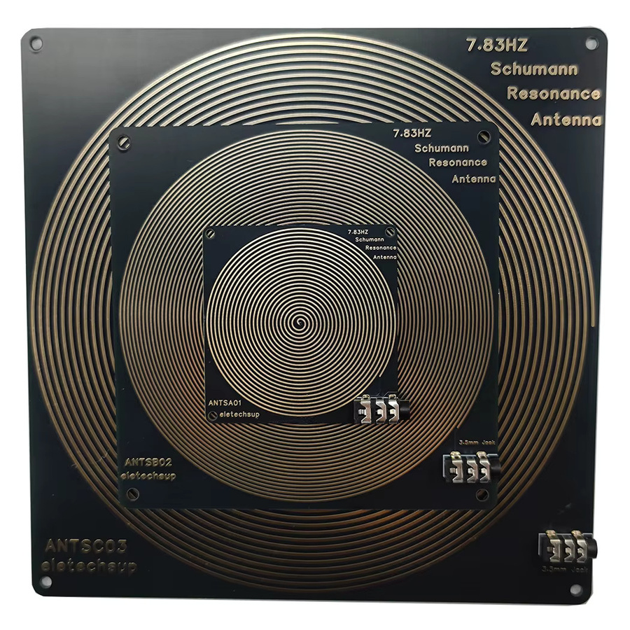 Eletechsup Schumann-Resonanz-Generator mit externer Antenne und 3,5 mm Audioeingang, einstellbar von 0,01-300 kHz, Farbe: Anthrazit - Bild 3