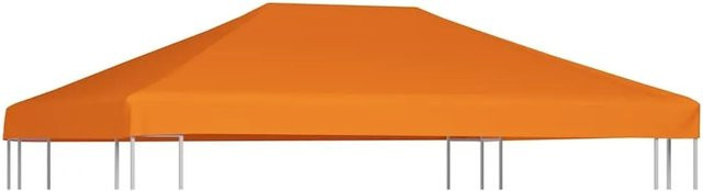 vidaXL Pavillondach aus Polyester in Orange, B x T: 4 x 3 m - Bild 1