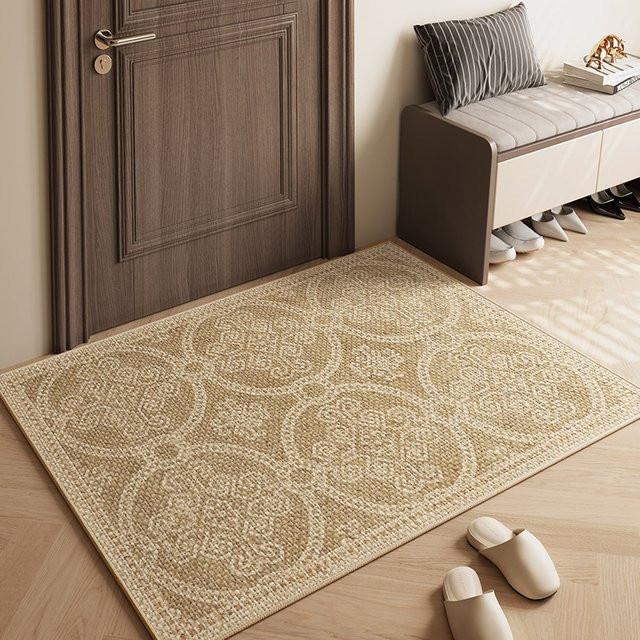 VIKAMA Fußmatte in Beige, rechteckige Staubmatte für den Eingangsbereich - Bild 1