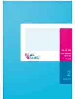 König & Ebhardt Geschäftsbuch DIN A5 mit 40 Blättern, liniertes Papier, Grau, Pink, Blau - Bild 1