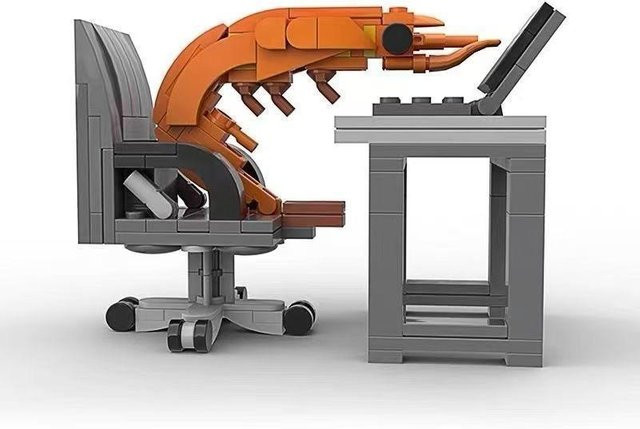 Discover Intime Garnelenmodell, Konstruktionsstein, Puzzle, ab 14 Jahren - Bild 1