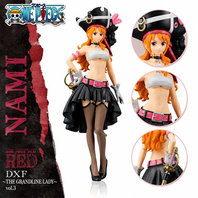 Bandai One Piece Nami Schwarze Kleidung Actionfigur, 19,5cm, 18+ - Bild 1