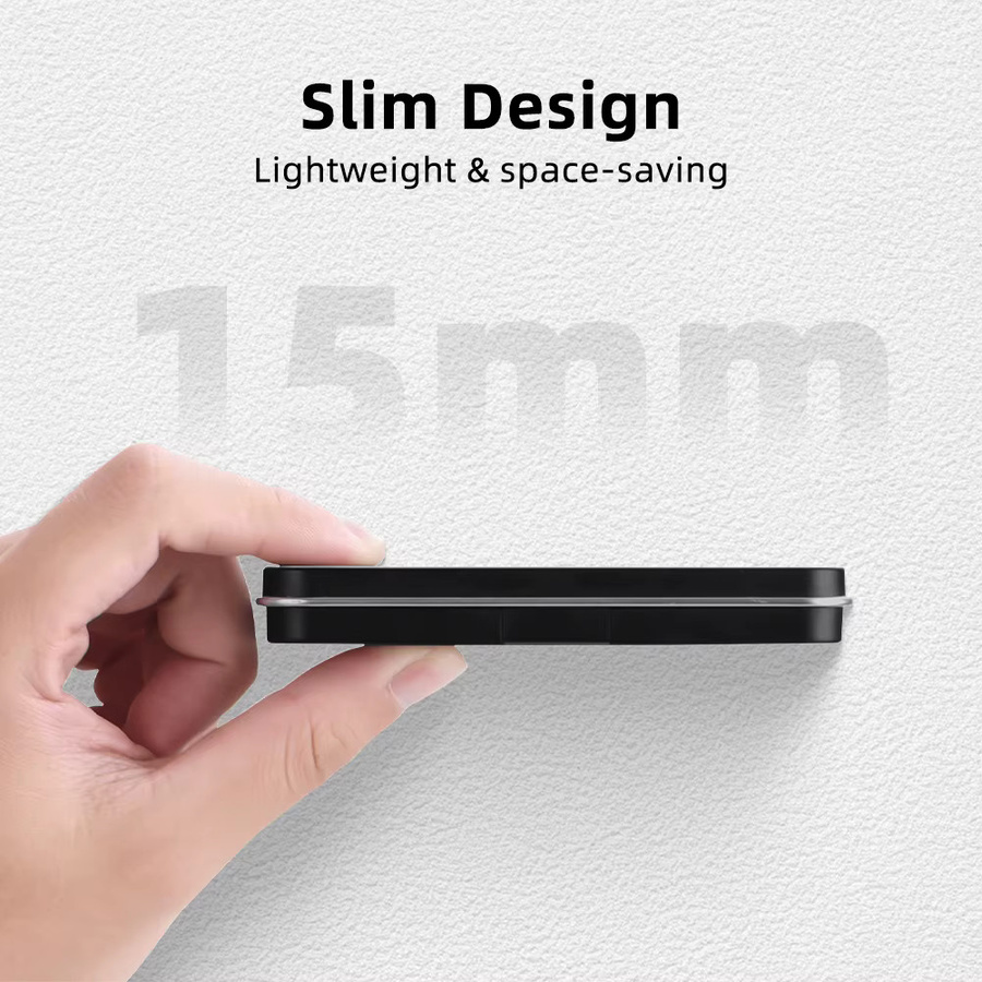 BRDRC Filter-Aufbewahrungsbox für DJI Pocket 3 und DJI Pocket 4, staubdichte Schutzbox für ND, CPL und UV Objektivfilter, Farbe: Schwarz - Bild 1