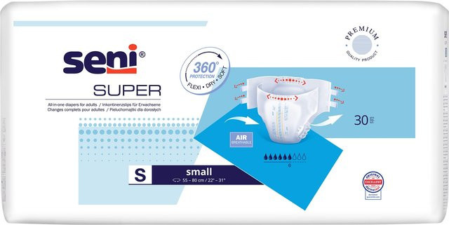SENI Inkontinenzwindel Super, 30 Stück, Unisex - Bild 1