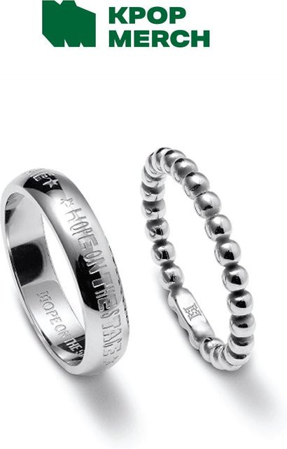 BTS Ringset, Silber, Damen, Ringgröße 57.0 - Bild 1