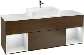 V&B Waschtischunterschrank Finion in Weiß lackiert, B/T: 160 x 50,1 cm - Bild 1