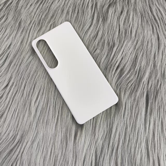 LuckyB Stoßfeste Handyhülle aus mattem Hart-PC für Sony Xperia 1 VII 10 V IV 5 III 1 V 10 III IV in Weiß - Bild 1