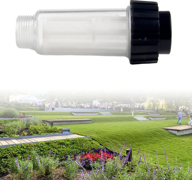 Kärcher Hochdruckreiniger-Wasserfilter mit 3/4-Zoll-Anschlussgewinde für K2 K3 K4 K5 K6, transparent - Bild 1