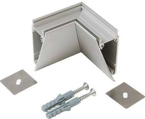 Brumberg Aluminium Verbinder in Silber, B/T/H: 50 x 50 x 55 mm - Bild 1