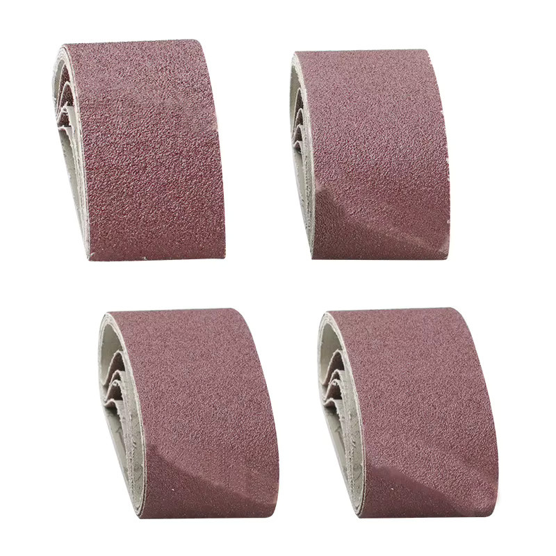 XCAN Schleifbänder für Bandschleifer, 5 Stück, Körnung 40/60/80/120, für Holz und Metall, B: 6,5 cm, L: 41,0 cm - Bild 2