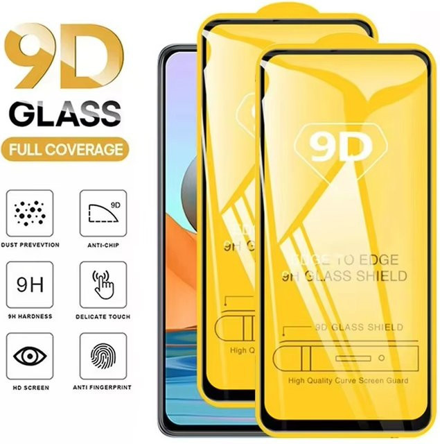 Samsung 9D Gehärtetes Glas Displayschutz Transparent für M52 M51 M32 M31S M30s M21 S24 Ultra S23 S25 S22 Plus S21 S20 FE S10e Lite - Bild 1