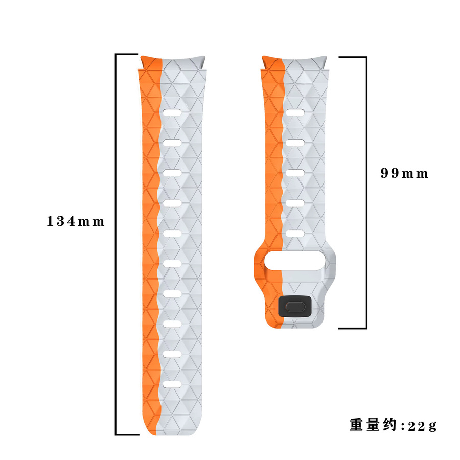 Uhrenarmband Silikon, Fußballmuster, Unisex - Bild 2