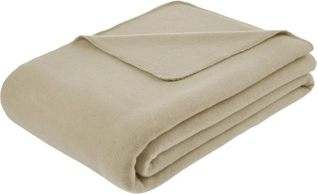 Mömax Fleecedecke Sana Schilfgrün B/B: 140 x 200 cm - Bild 1