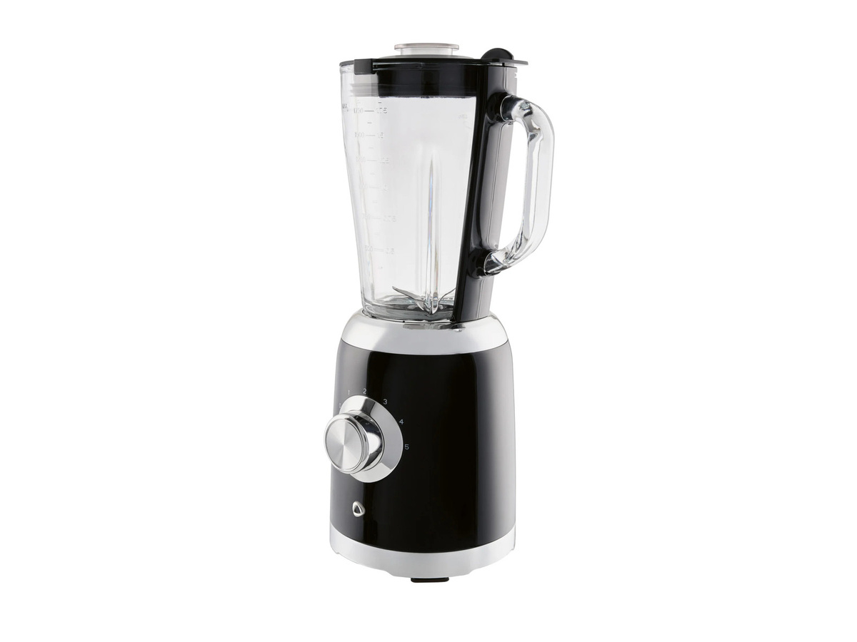 SILVERCREST Standmixer aus Kunststoff mit Edelstahl und Glas, Schwarz, 1,75 l - Bild 3