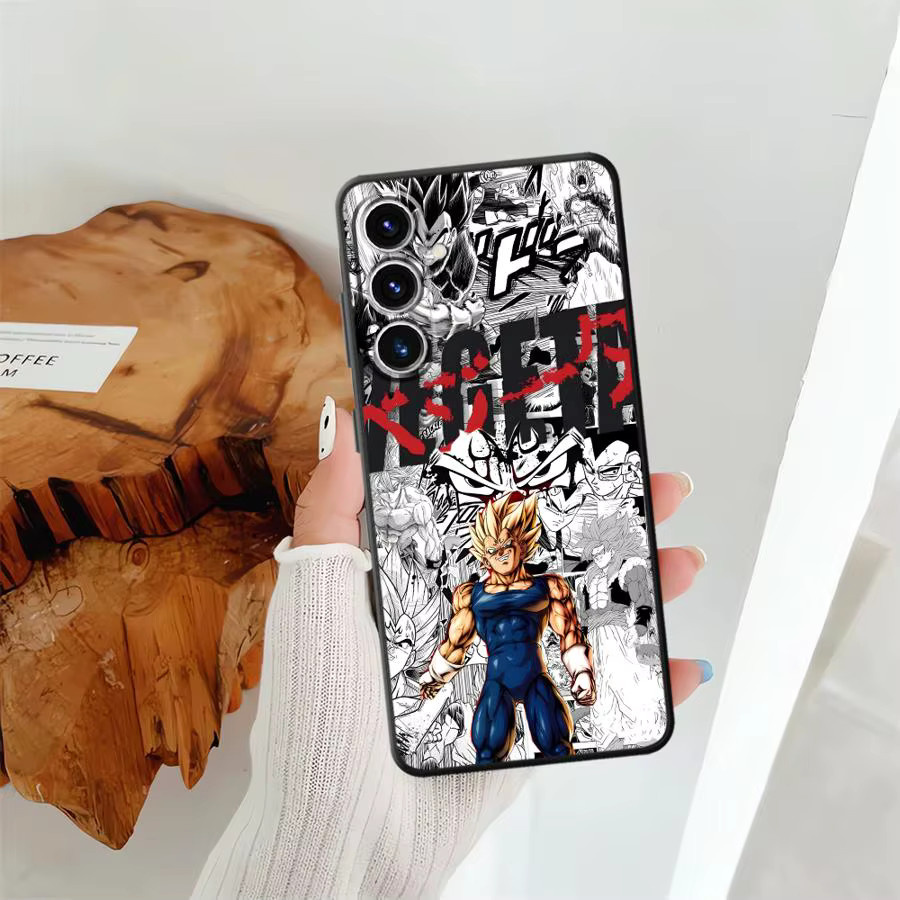 Dragon Ball Comic Vegeta Handyhülle aus weichem Material in Schwarz für Samsung Galaxy A-Serie (A22, A23, A24, A25, A26, A32, A35, A36, A41, A52, A53, A55, A71, A72) - Bild 4