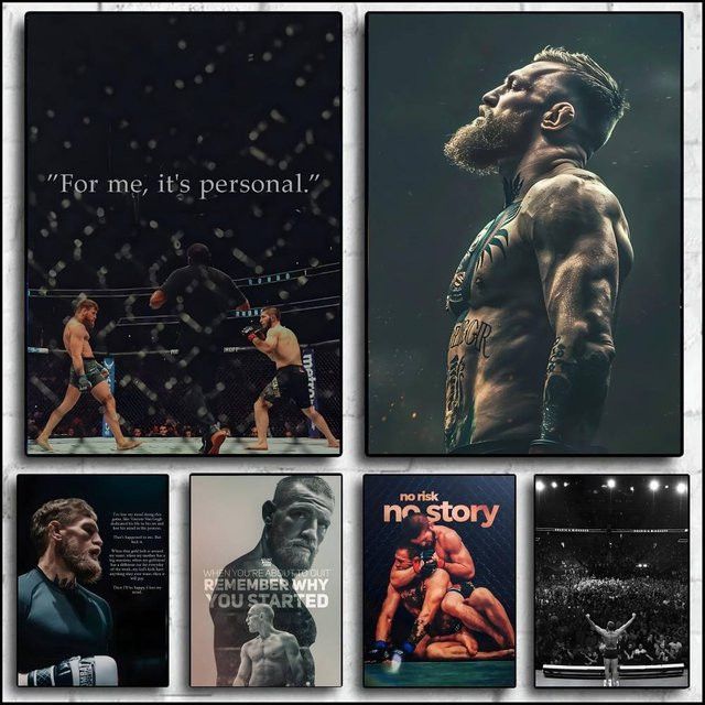 Wasserdichter Conor McGregor Boxen Poster Aufkleber zur Wanddekoration für dein Zuhause oder deine Bar - Bild 1