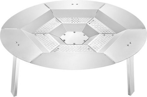 VEVOR Heat Deflector für Solo Stove Yukon und Bonfire, 304 Edelstahl, Durchmesser: 68,58 cm, abnehmbare Brennerabdeckung für Holzfeuerstellen, Campingzubehör - Bild 1
