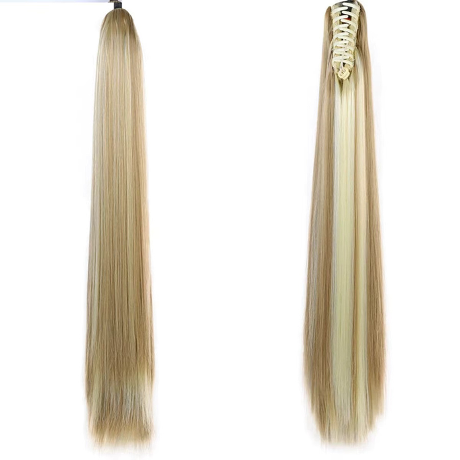 BUDABUDABUDA Synthetische Pferdeschwanz-Haarverlängerung, blond, Damen - Bild 1