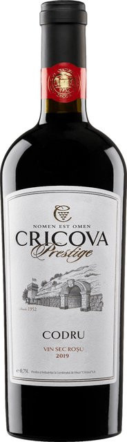Cricova Rotwein Codru, 100% Cabernet Sauvignon, 2024, Moldau, trocken, 0,75 l - Bild 1