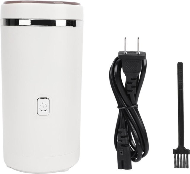 OutsideWorld Elektrische Kaffeemühle aus Edelstahl in Weiß, 180ml - Bild 1