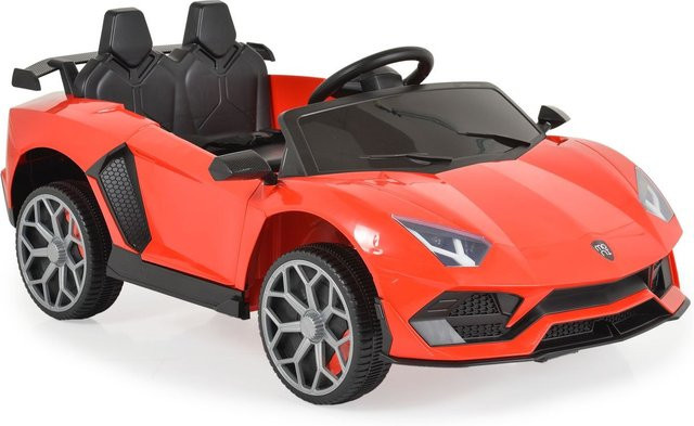 Moni Elektroauto Chiara, Musik, Fernbedienung, zwei Motoren, Kunststoffreifen, rot, ab 3 Jahre - Bild 1