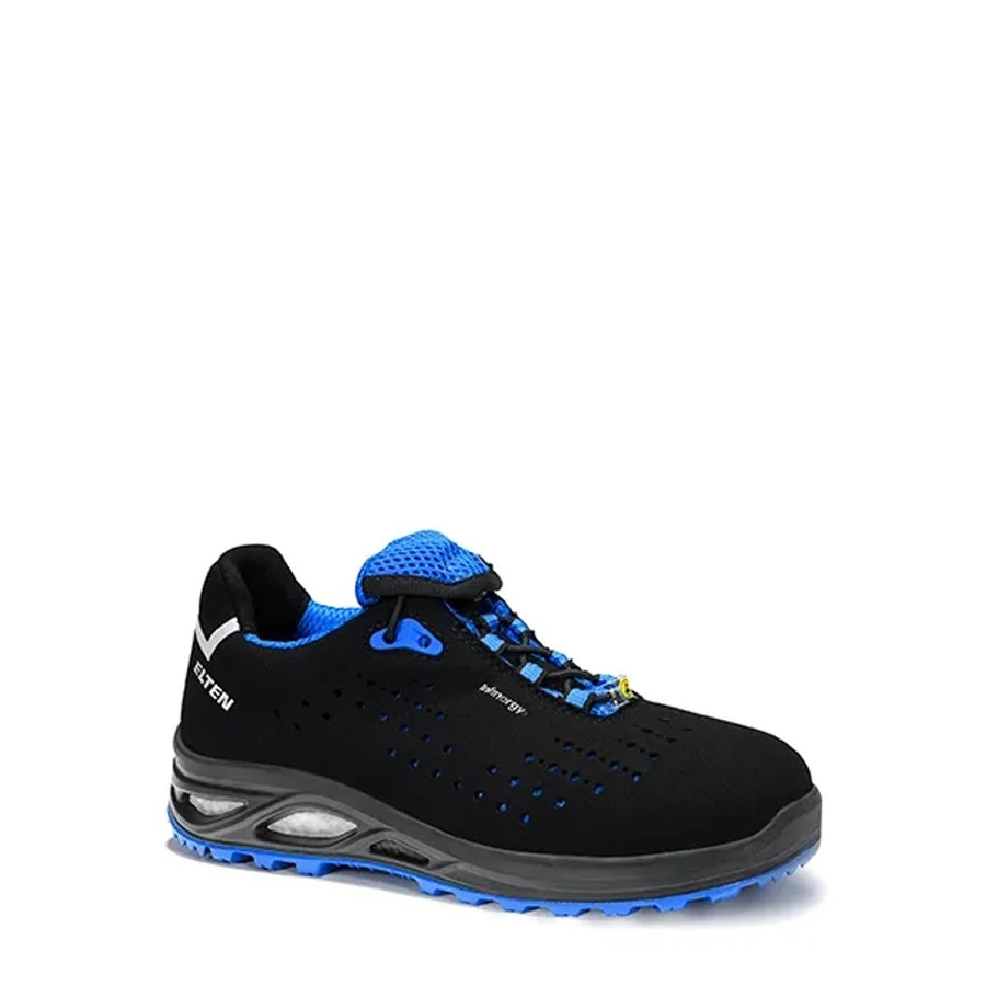 Elten Damen-Sicherheitshalbschuh Impulse Lady Xxtl Blue Low ESD S1P in Größe 39, Farbe Blau/Schwarz - Bild 2