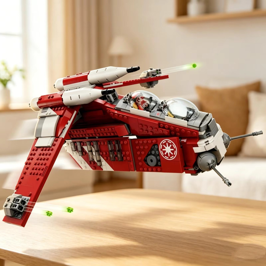 Hot Toys Star Wars Coruscant Guard Gunship, Baustein-Modell, 1083 Teile, ab 14 Jahren - Bild 4